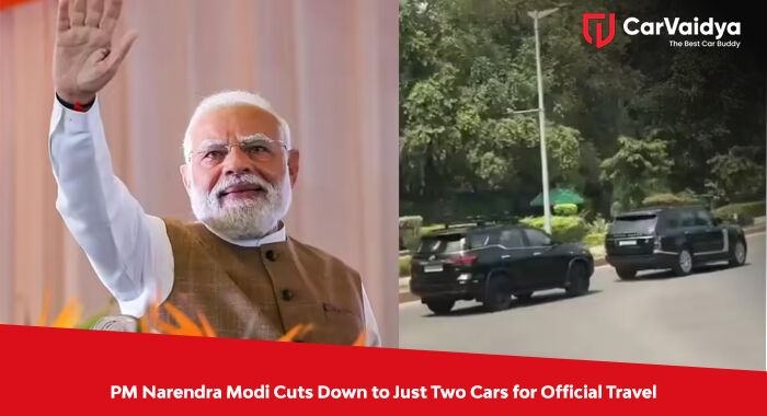 PM Narendra Modi Cuts Down to Just Two Cars for Official Travel