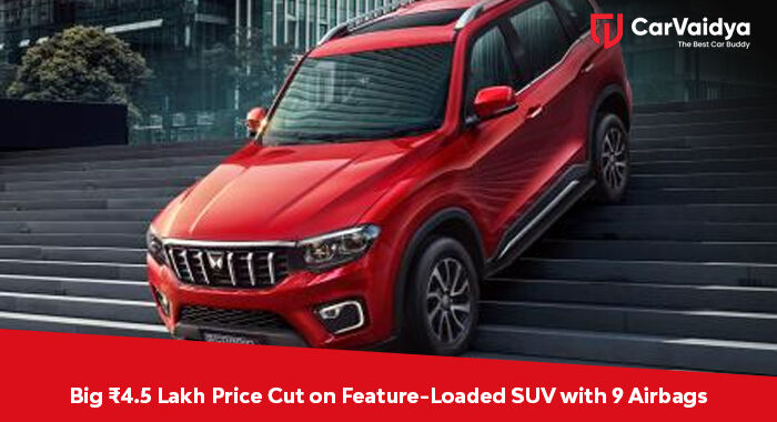 Big ₹4.5 Lakh Price Cut on Feature-Loaded SUV with 9 Airbags