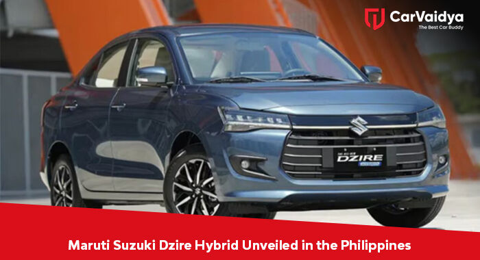 Maruti Suzuki Dzire Hybrid Unveiled in the Philippines