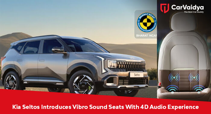 Kia Seltos Introduces Vibro Sound Seats With 4D Audio Experience
