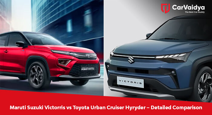 Maruti Suzuki Victorris vs Toyota Urban Cruiser Hyryder – Detailed Comparison
