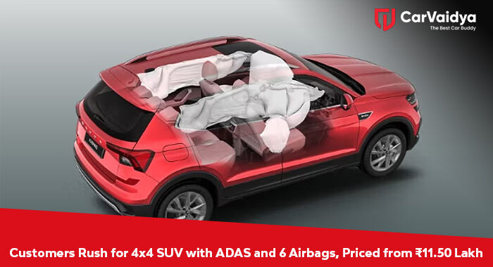 Customers Rush for 4x4 SUV with ADAS and 6 Airbags, Priced from ₹11.50 Lakh