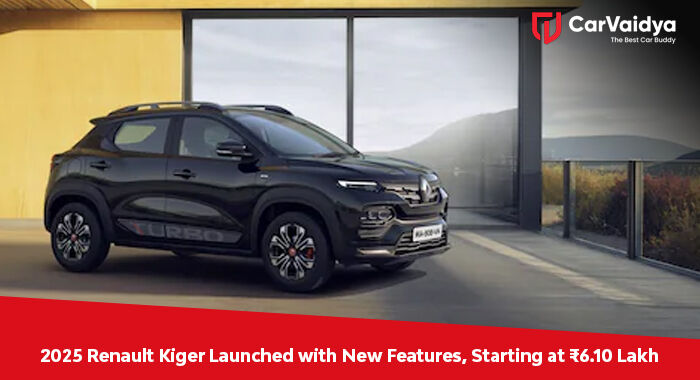 2025 Renault Kiger Launched with New Features, Starting at ₹6.10 Lakh