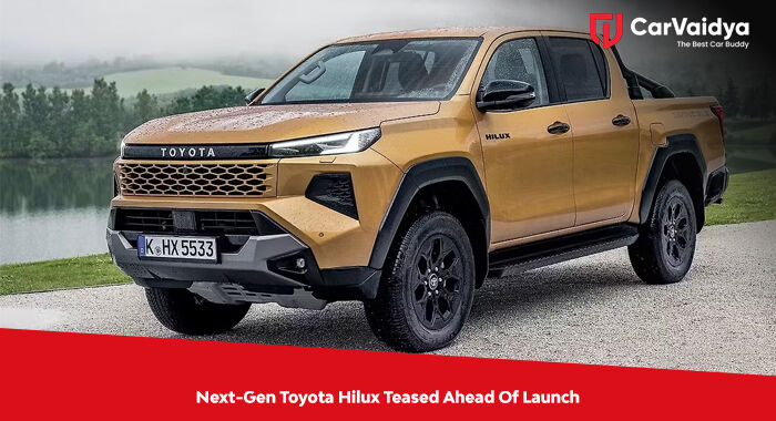 Next-Gen Toyota Hilux Teased Ahead Of Launch