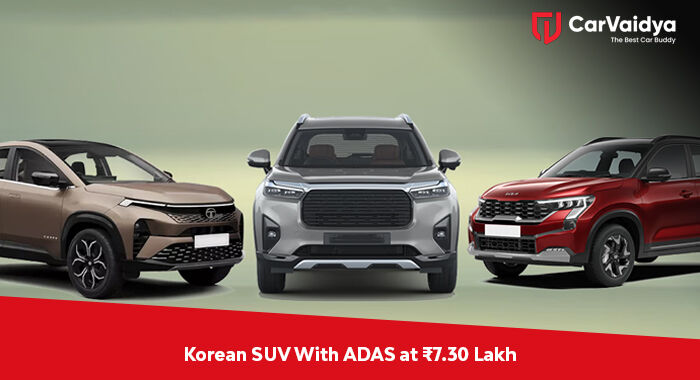 Korean SUV With ADAS at ₹7.30 Lakh
