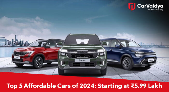 Top 5 Affordable Cars of 2024: Starting at ₹5.99 Lakh