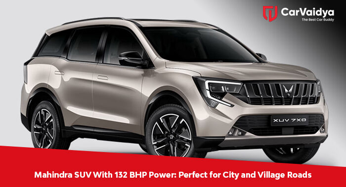 Mahindra SUV With 132 BHP Power: Perfect for City and Village Roads