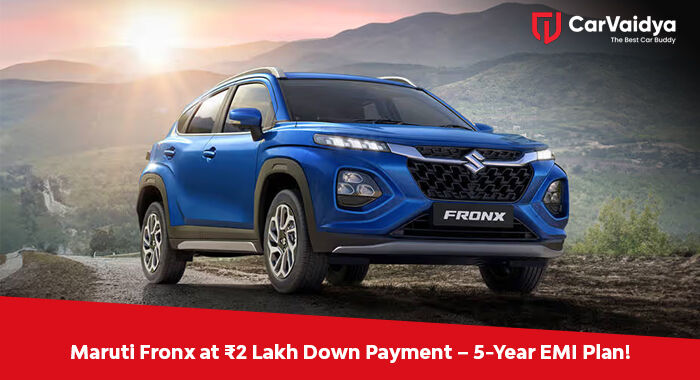 Maruti Fronx at ₹2 Lakh Down Payment – 5-Year EMI Plan