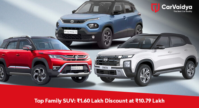 Top Family SUV: ₹1.60 Lakh Discount at ₹10.79 Lakh
