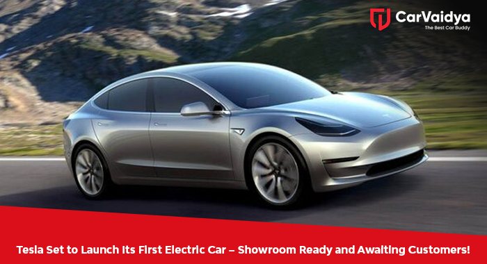 Tesla Set to Launch Its First Electric Car – Showroom Ready and Awaiting Customers!