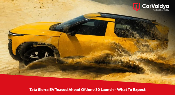 Tata Sierra EV Teased Ahead Of June 30 Launch - What To Expect