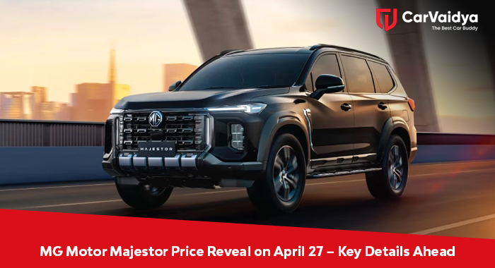MG Motor Majestor Price Reveal on April 27 – Key Details Ahead