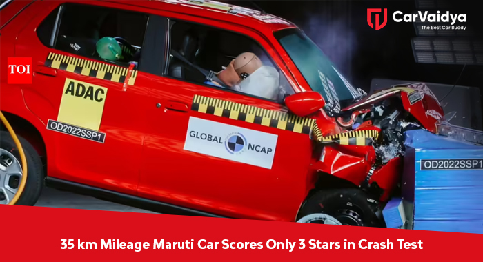 35 km Mileage Maruti Car Scores Only 3 Stars in Crash Test