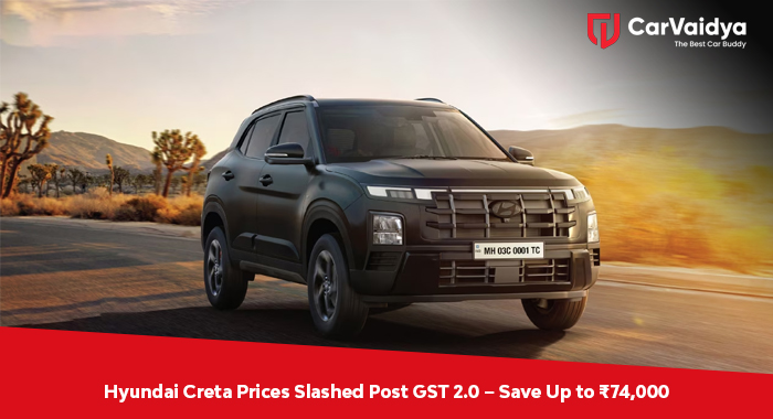 Hyundai Creta Prices Slashed Post GST 2.0 – Save Up to ₹74,000