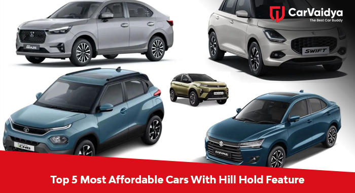 Top 5 Most Affordable Cars With Hill Hold Feature