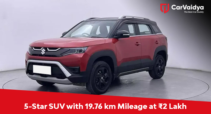 5-Star SUV with 19.76 km Mileage at ₹2 Lakh