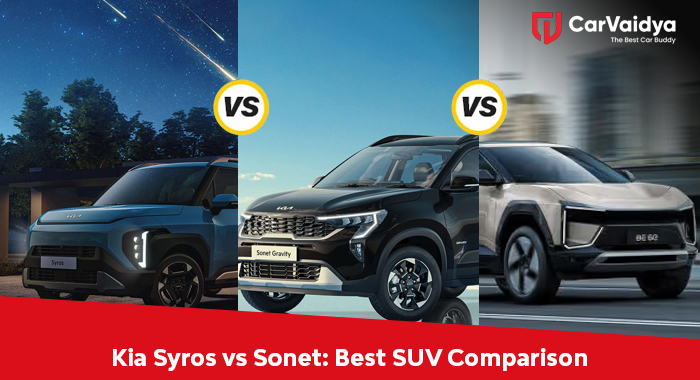 Kia Syros vs Sonet: Best SUV Comparison