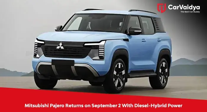 Mitsubishi Pajero Returns on September 2 With Diesel-Hybrid Power