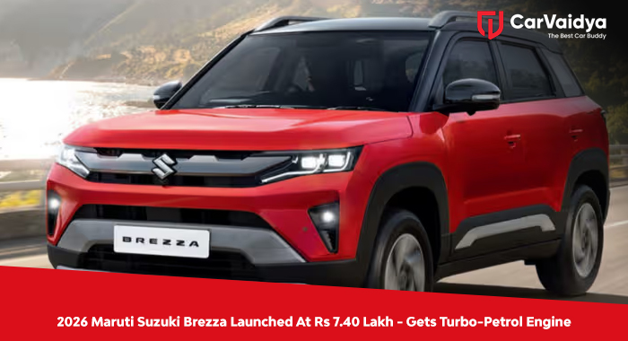 2026 Maruti Suzuki Brezza Launched At Rs 7.40 Lakh - Gets Turbo-Petrol Engine