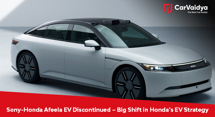 Sony-Honda Afeela EV Discontinued – Big Shift in Honda’s EV Strategy