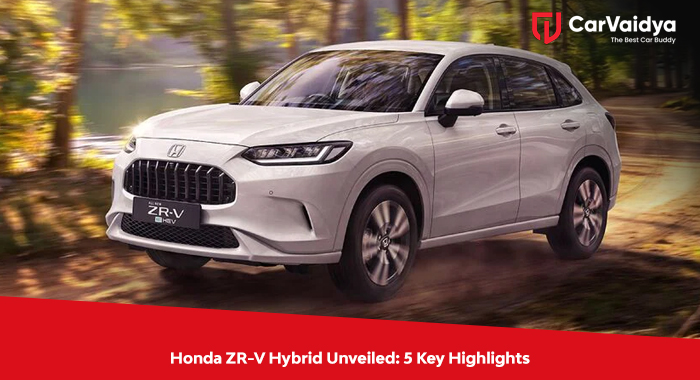 Honda ZR-V Hybrid Unveiled: 5 Key Highlights
