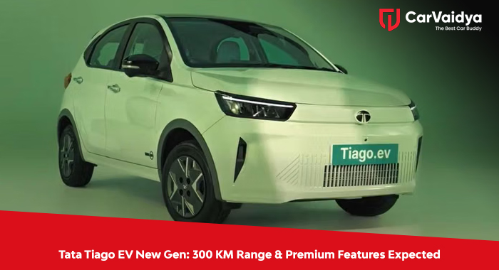 Tata Tiago EV New Gen: 300 KM Range & Premium Features Expected
