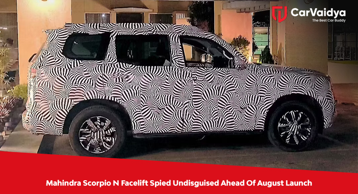 Mahindra Scorpio N Facelift Spied Undisguised Ahead Of August Launch