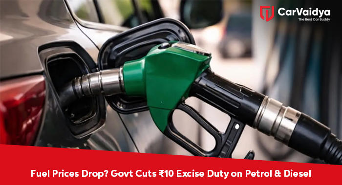 Fuel Prices Drop? Govt Cuts ₹10 Excise Duty on Petrol & Diesel 