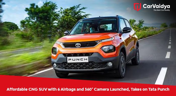 Affordable CNG SUV with 6 Airbags and 360° Camera Launched, Takes on Tata Punch